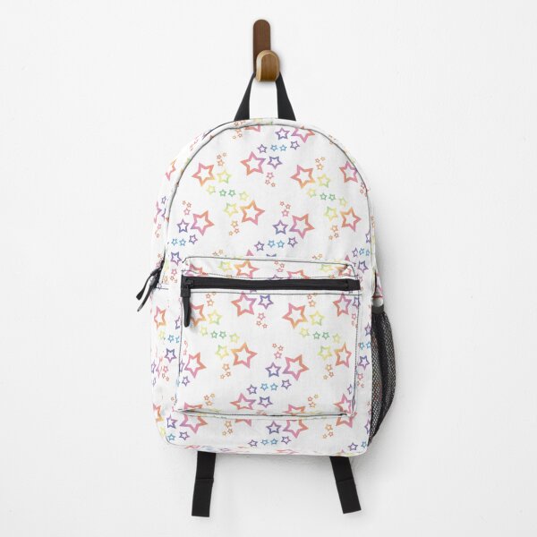 Item preview, Pastel Rainbow Stars - White designed and sold by MushBloomSenpai.