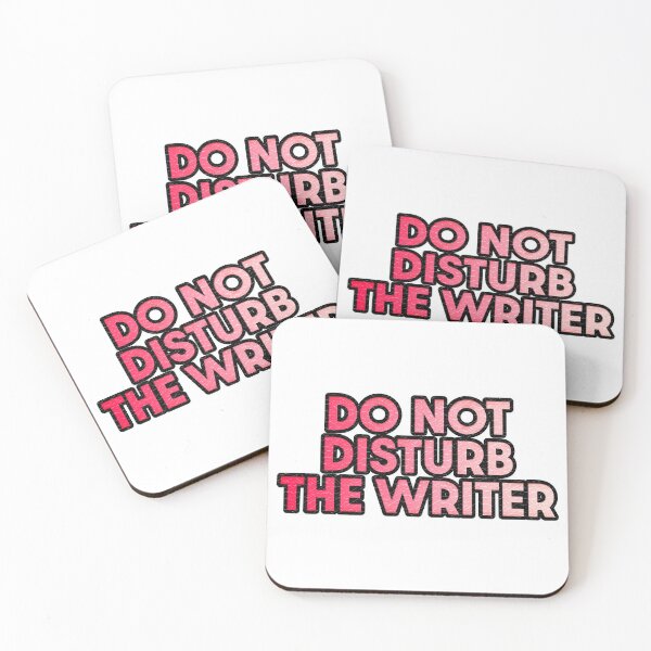 Item preview, Do Not Disturb the Writer Crackled designed and sold by AF Stewart Art Designs.
