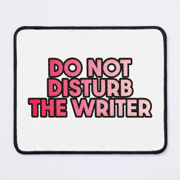 Item preview, Do Not Disturb the Writer Crackled designed and sold by AF Stewart Art Designs.
