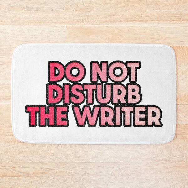 Item preview, Do Not Disturb the Writer Crackled designed and sold by AF Stewart Art Designs.