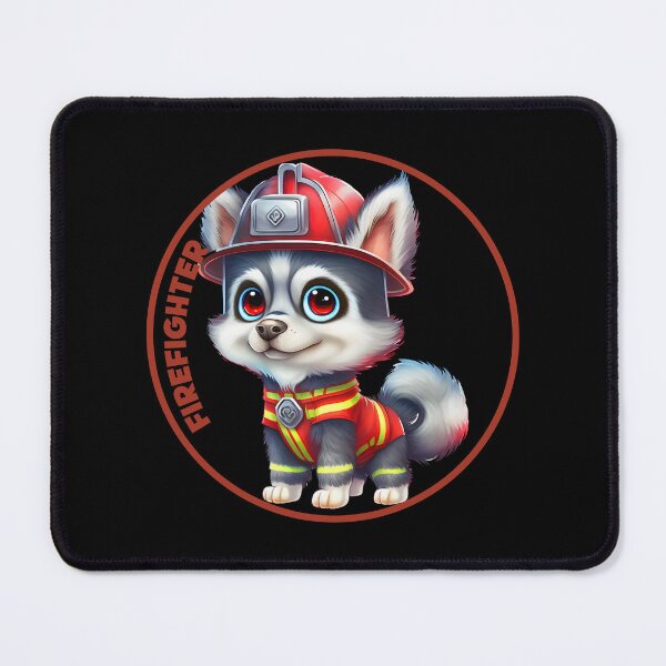 Item preview, Firefighter, sweet husky designed and sold by HarriPaloma.