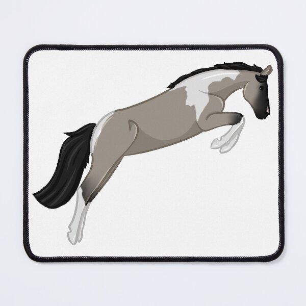 Item preview, Tobiano horse jumping designed and sold by Art By Drina.