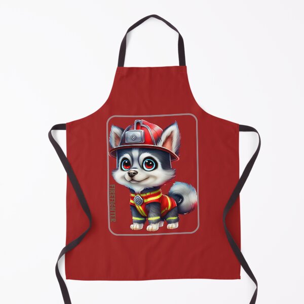 Item preview, Firefighter, husky lover designed and sold by HarriPaloma.