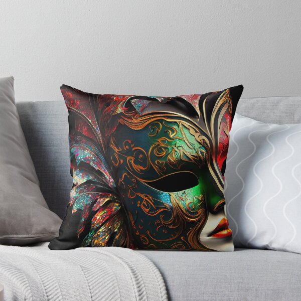 Aperçu de l'œuvre Multicolor Carnival Mask créée et vendue par OccultDreams.