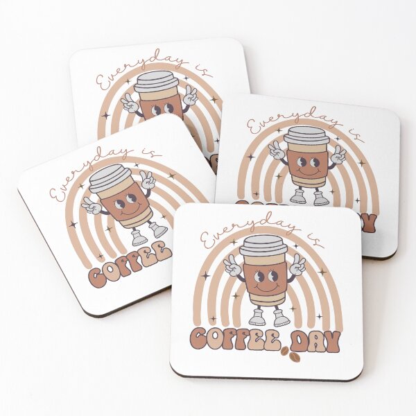 Item preview, Retro Everyday Is Coffee Day designed and sold by HappyLifeCreate.