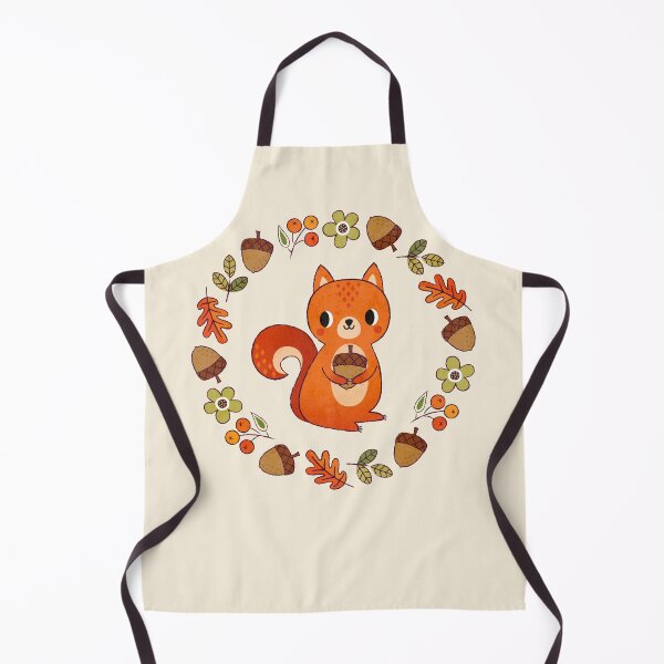 Item preview, Cute Squirrel with Acorns and Berries designed and sold by Daisy Beatrice.