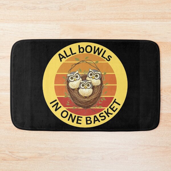 Item preview, All bOWLs in One Basket - Owls Resting in Their Nest - Word Game designed and sold by HanaiPrint.