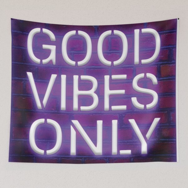 Item preview, GOOD VIBES ONLY IN NEON designed and sold by dddesignsnj.