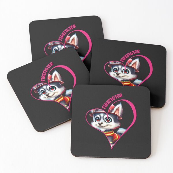 Item preview, Firefighter, husky love designed and sold by HarriPaloma.