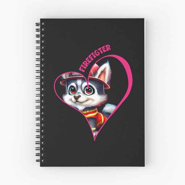 Item preview, Firefighter, husky love designed and sold by HarriPaloma.