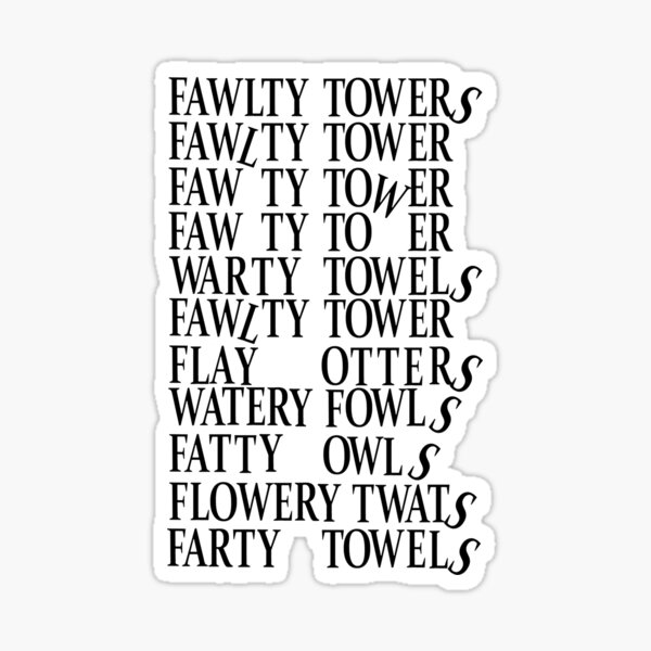Item preview, Fawlty Towers - All the openings designed and sold by b8wsa.