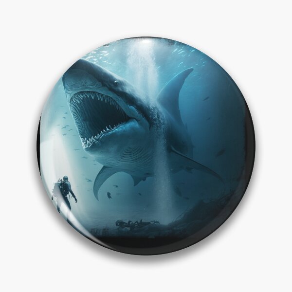 Item preview, Giant Megalodon Shark designed and sold by sbachstroem.