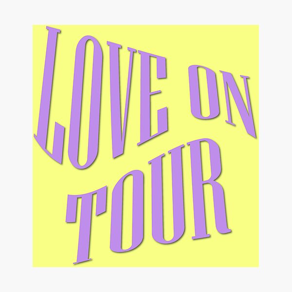 Item preview, Love on Tour Purple designed and sold by abbieahh.