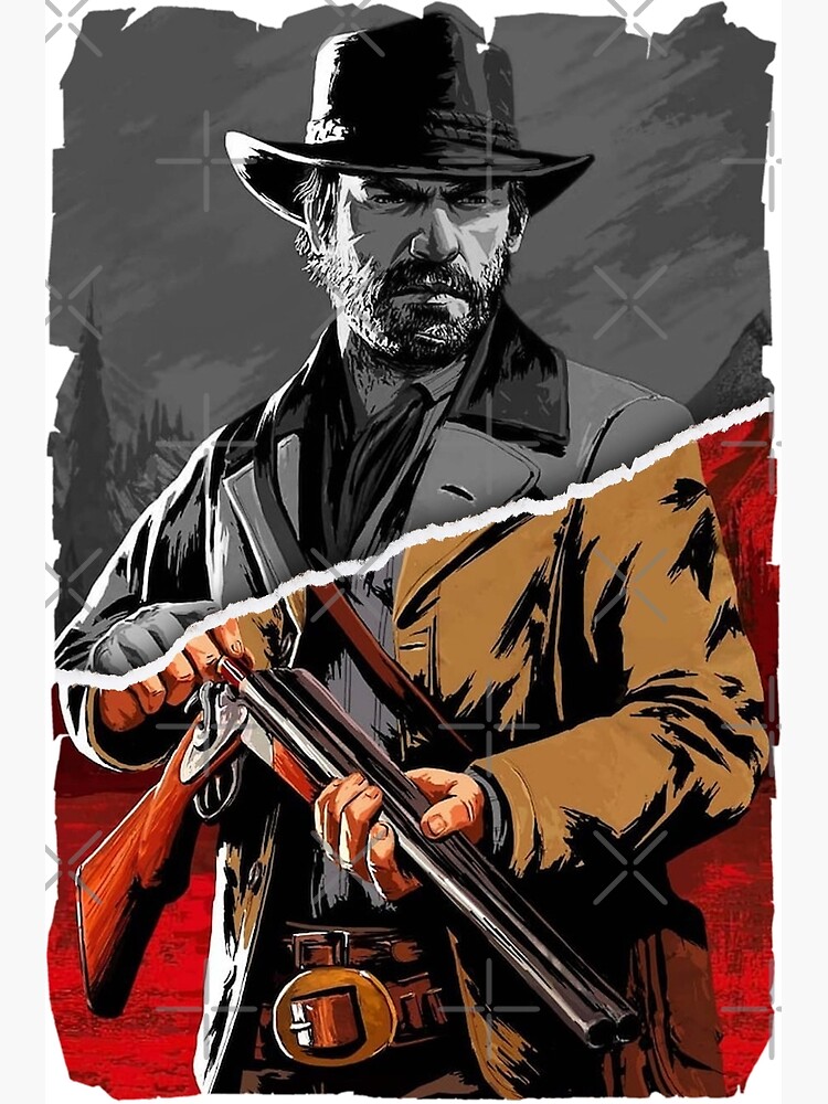 RDR 2: Arthur Morgan BANG! Poster by NewDesignFR