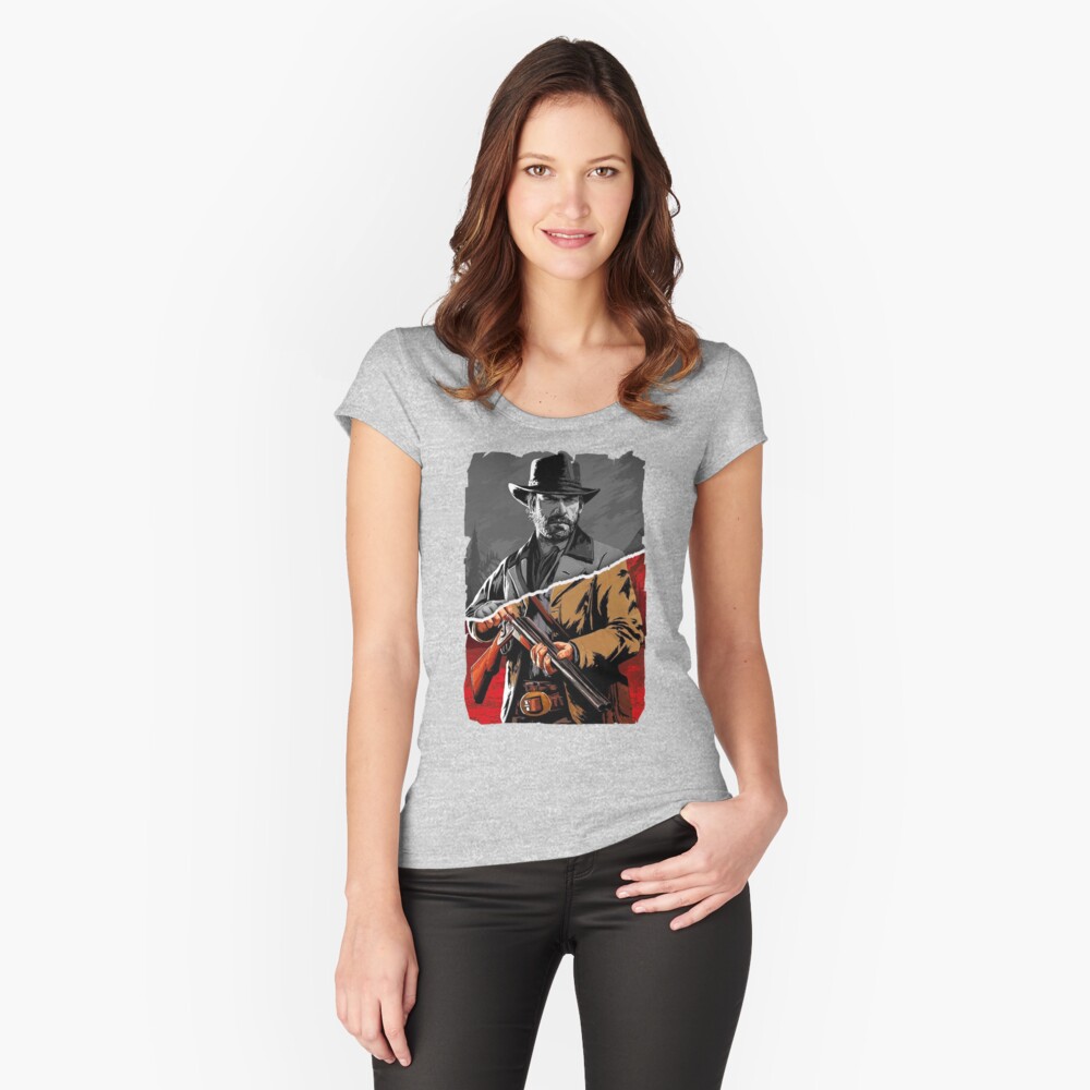 Vista previa del artículo con la obra «Camiseta entallada de cuello ancho», diseñado y vendido por snexon.