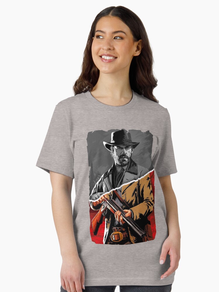 Imagen 2 de 7, Camiseta esencial con la obra Arthur Morgan, diseñada y vendida por snexon.