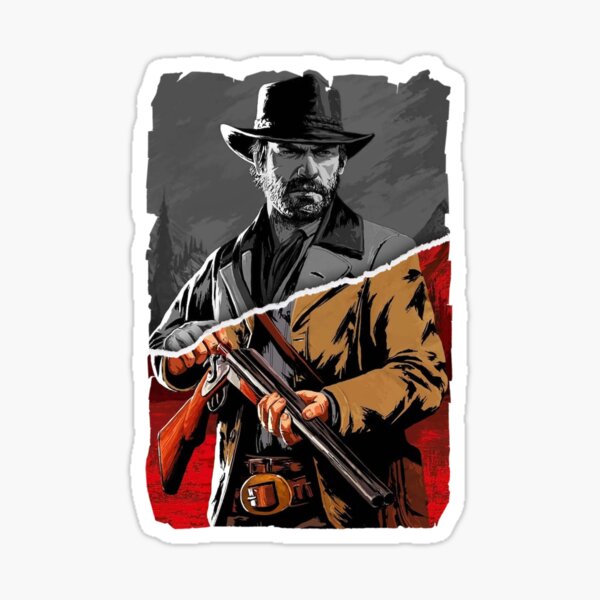 Vista previa del artículo con la obra «Arthur Morgan», diseñado y vendido por Duazz.