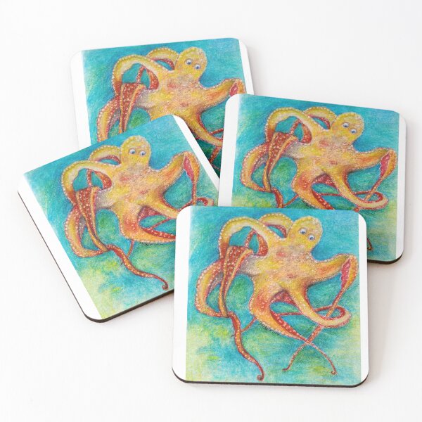 Item preview, Octopus Original Art by Miri Gol designed and sold by Miri Gol.