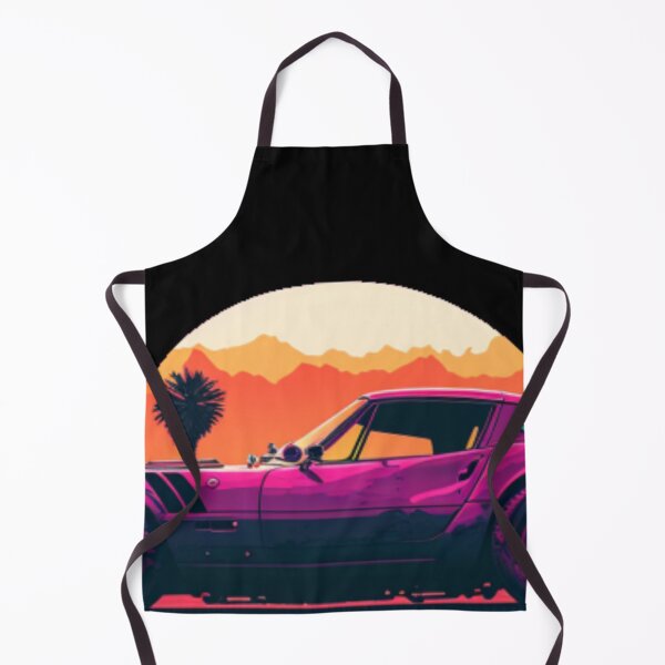 Item preview, Ferrari 250 GTO synthwave sunset designed and sold by SpaceCars.