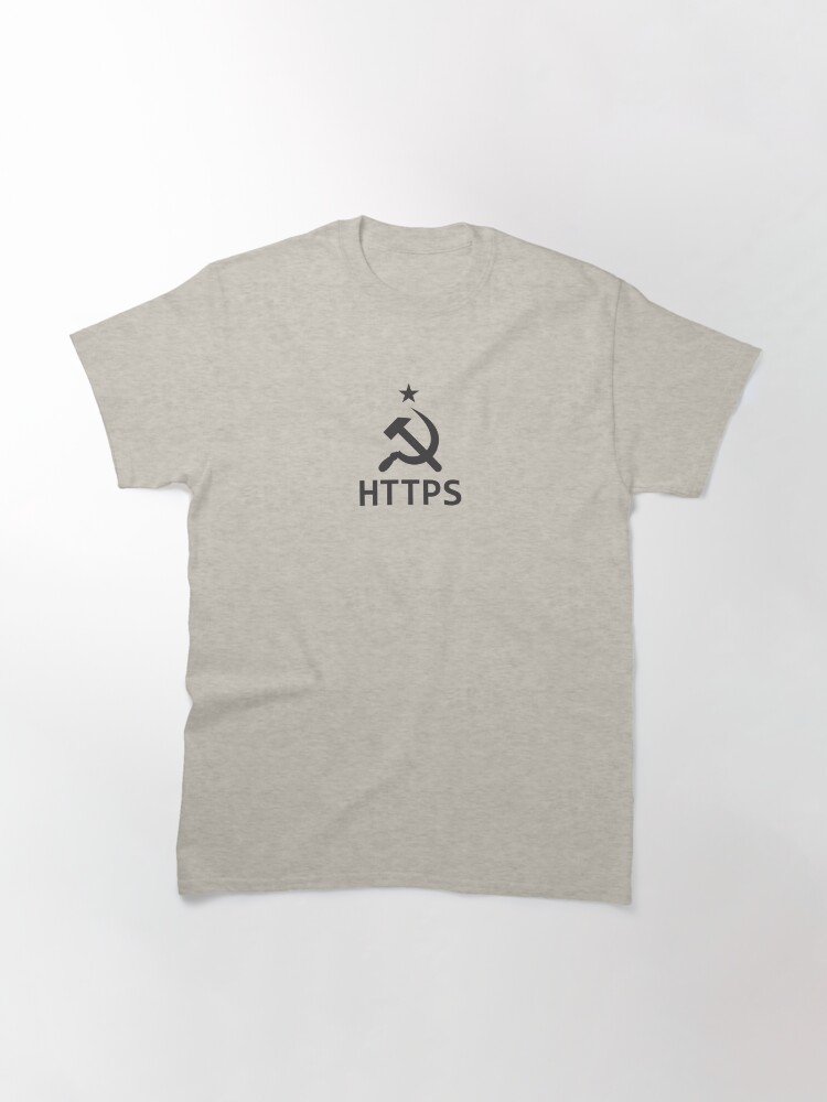 Thumbnail 3 of 7, Classic T-Shirt, Secure Internet - Black designed and sold by 3FreaksWith.