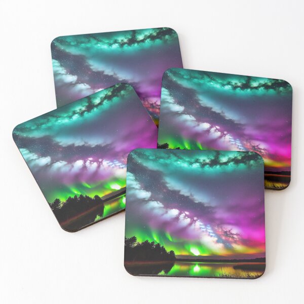 Item preview, Constellations Merging as Galaxy's Form Binary Stars designed and sold by deniselynnimage.