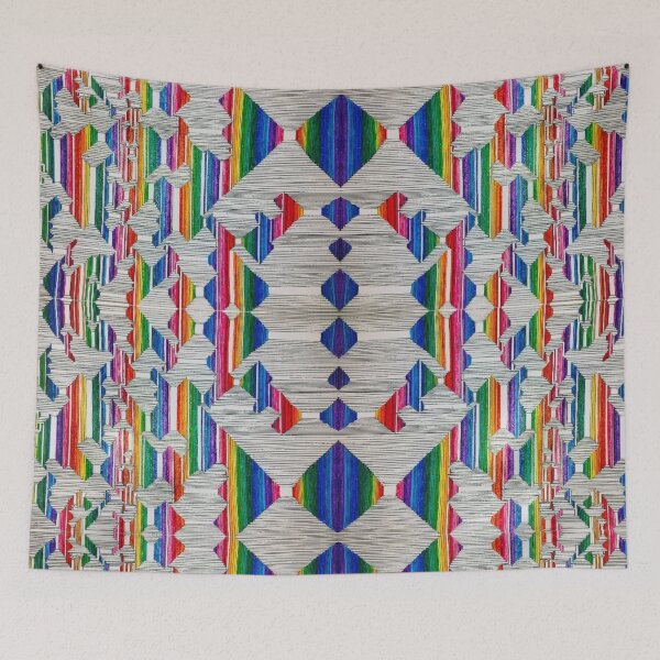 Item preview, Abstract rainbow lines. designed and sold by StHallow.