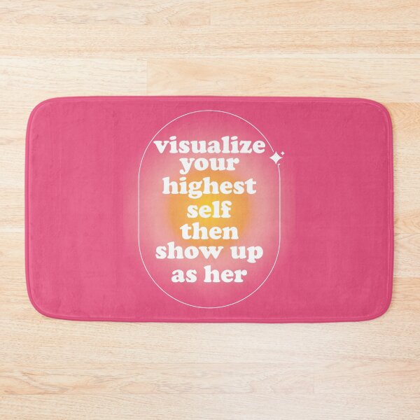 Item preview, Visualize Your Highest Self Then Show Up as Her Aesthetic Pink Radial Gradient designed and sold by Ｖｉｂｉｎ ❤️✨.