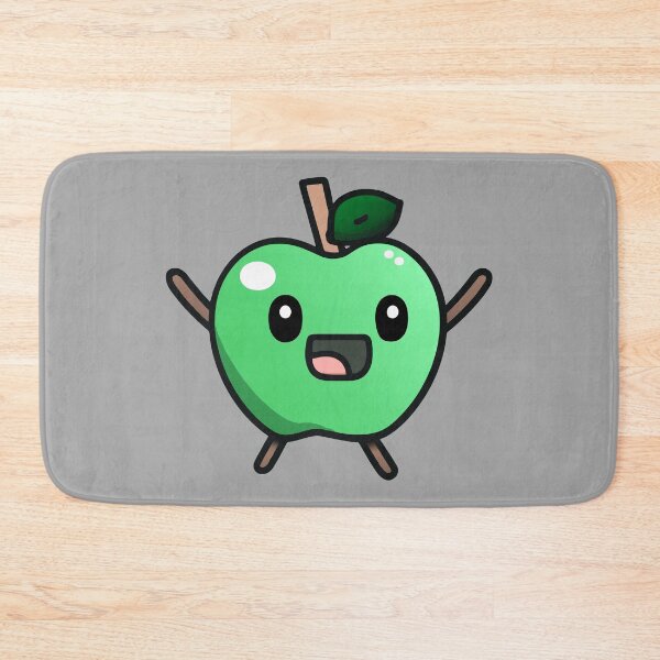 Item preview, Smiling Green Apple designed and sold by amithachapa.