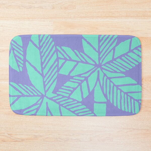 Item preview, Tropical Palm Tree Composition 158 Mint and Lavender designed and sold by tonymagnerart.