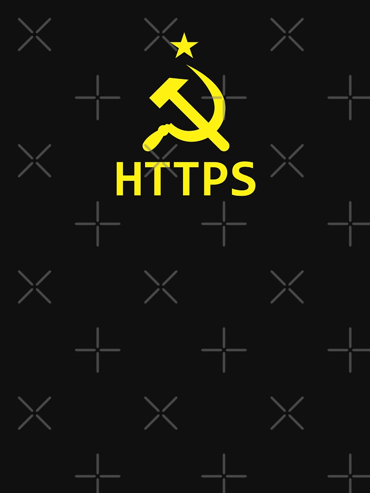 Thumbnail 7 of 7, Classic T-Shirt, Secure Internet - Yellow designed and sold by 3FreaksWith.