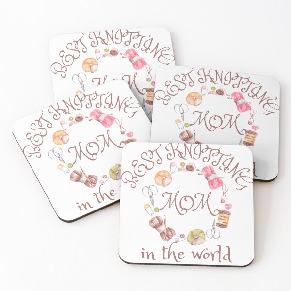 Item preview, best knitting mom in the world designed and sold by smilup.