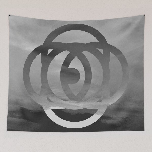 Item preview, Rose Eye Evil Eye Tapestry Black and White Photo Tapestry Minimal Art designed and sold by Tiffany Evans.