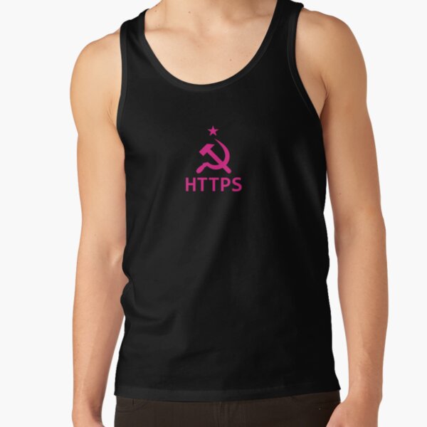 Secure Internet - Pink Tank Top