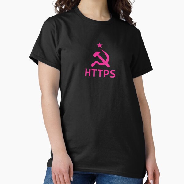 Secure Internet - Pink Classic T-Shirt