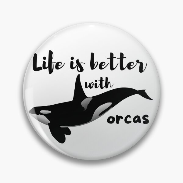 Item preview, la vida es mejor con las orcas designed and sold by Exacto.