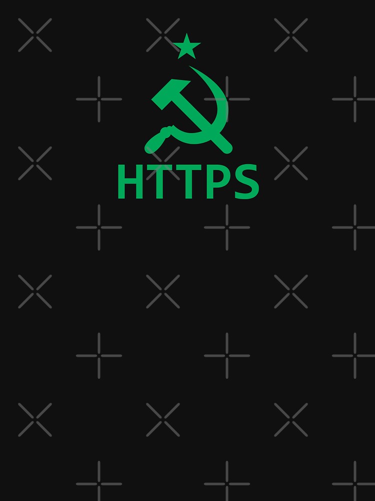 Thumbnail 7 of 7, Classic T-Shirt, Secure Internet - Green designed and sold by 3FreaksWith.