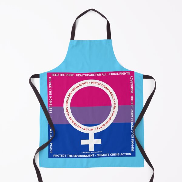 Item preview, PMD00383 Progressive Movement Designs Protect LGBTQ Rights bisexual female anti bullying message for LGBTQ progressives or ally designed and sold by ProgressiveLeft.