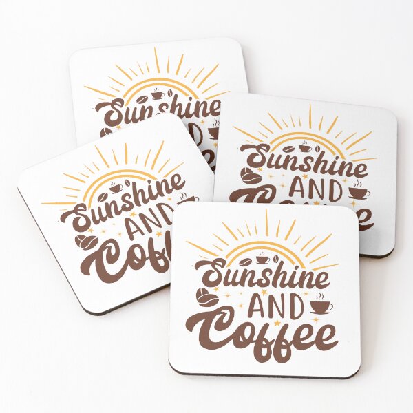 Item preview, Retro Sunshine and Coffee designed and sold by HappyLifeCreate.