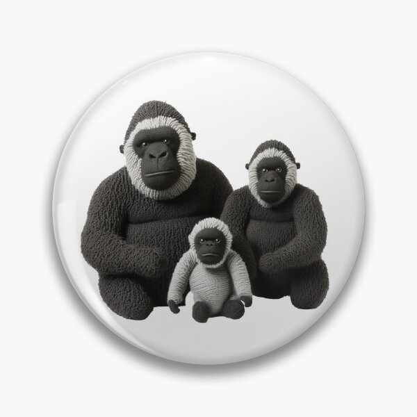 Item preview, Knitted Mountain Gorilla Family Gorilla Love designed and sold by Brockinator.