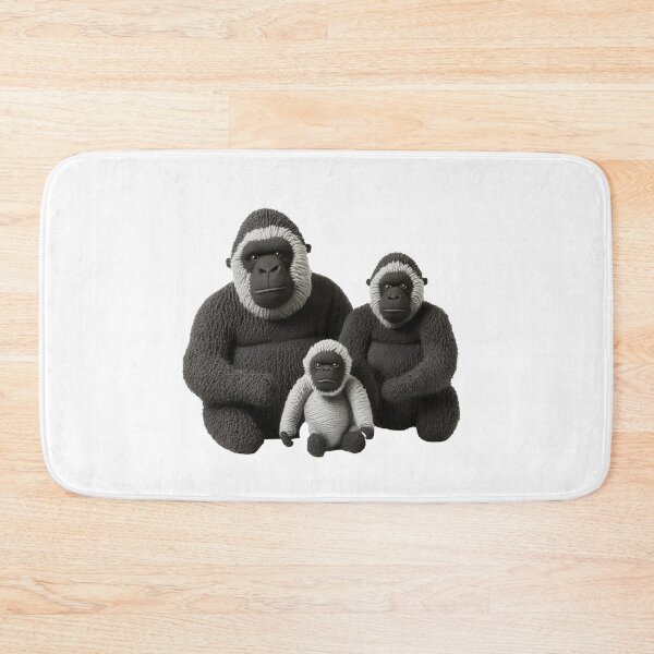 Item preview, Knitted Mountain Gorilla Family Gorilla Love designed and sold by Brockinator.