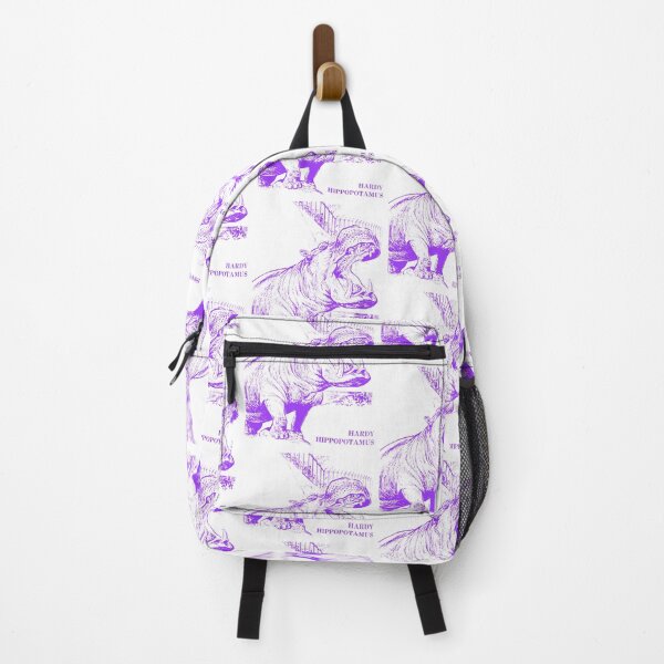 Item preview, Hardy Hippopotamus Vintage Artwork in Purple designed and sold by Michael Stewart.