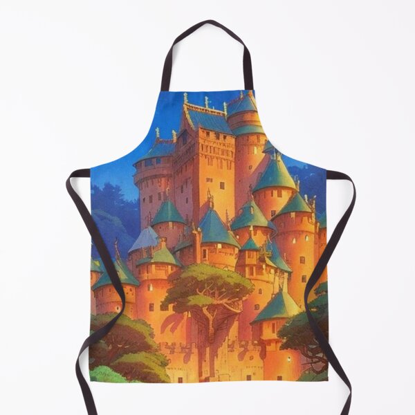 Item preview, medieval castle anime scenery designed and sold by hedoniism-shop.