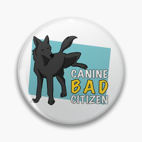 Item preview, Canine Bad Citizen Black German Shepherd Blue designed and sold by death2toby.