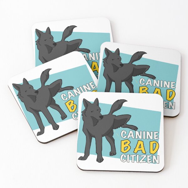 Item preview, Canine Bad Citizen Black German Shepherd Blue designed and sold by death2toby.