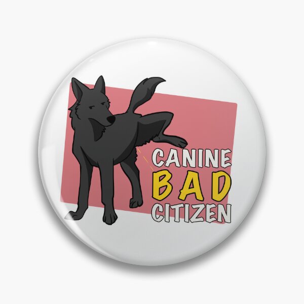 Item preview, Canine Bad Citizen Black German Shepherd Pink designed and sold by death2toby.