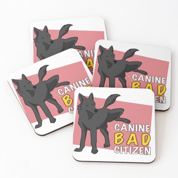 Item preview, Canine Bad Citizen Black German Shepherd Pink designed and sold by death2toby.