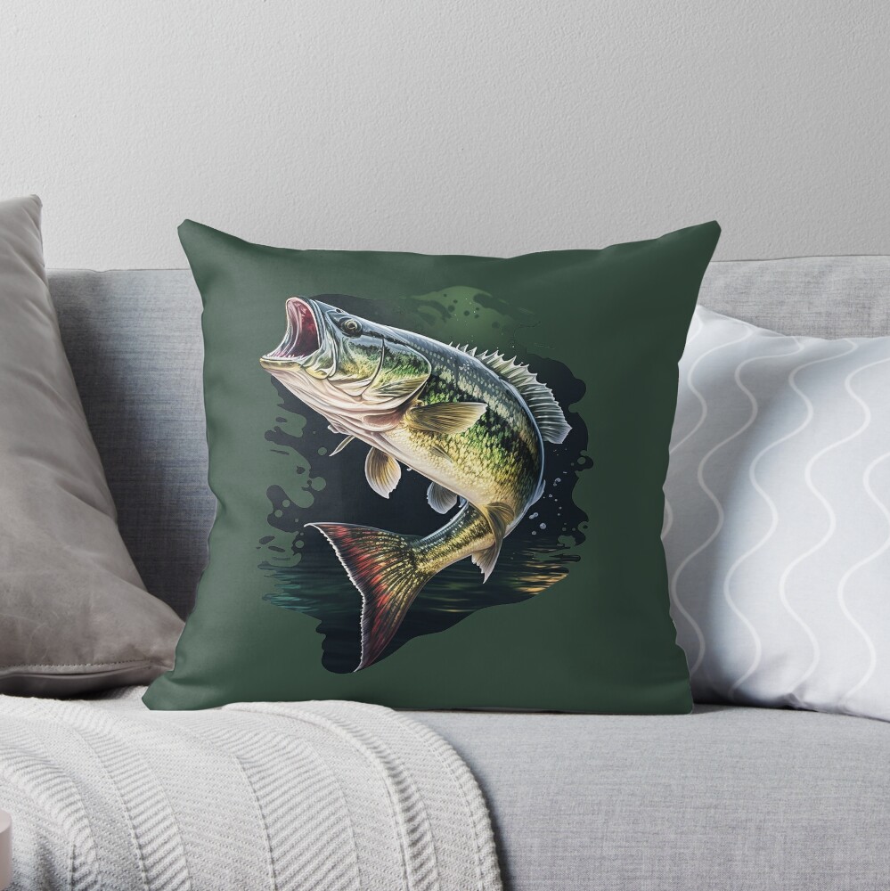 Anglers Lure 2 Pillow Cover  Pillow covers, Pillows, Black forest