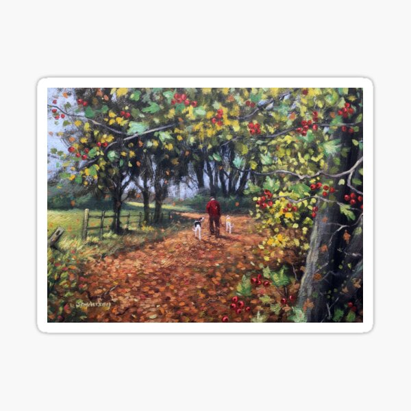 Item preview, Yellow, green and golden brown, Autumn leaves come falling down designed and sold by The Art of Steve Sanderson.