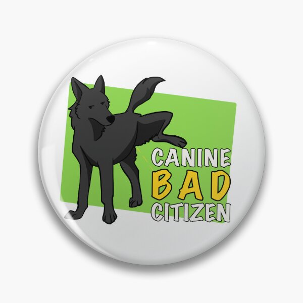 Item preview, Canine Bad Citizen Black German Shepherd Green designed and sold by death2toby.