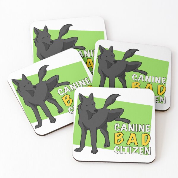 Item preview, Canine Bad Citizen Black German Shepherd Green designed and sold by death2toby.